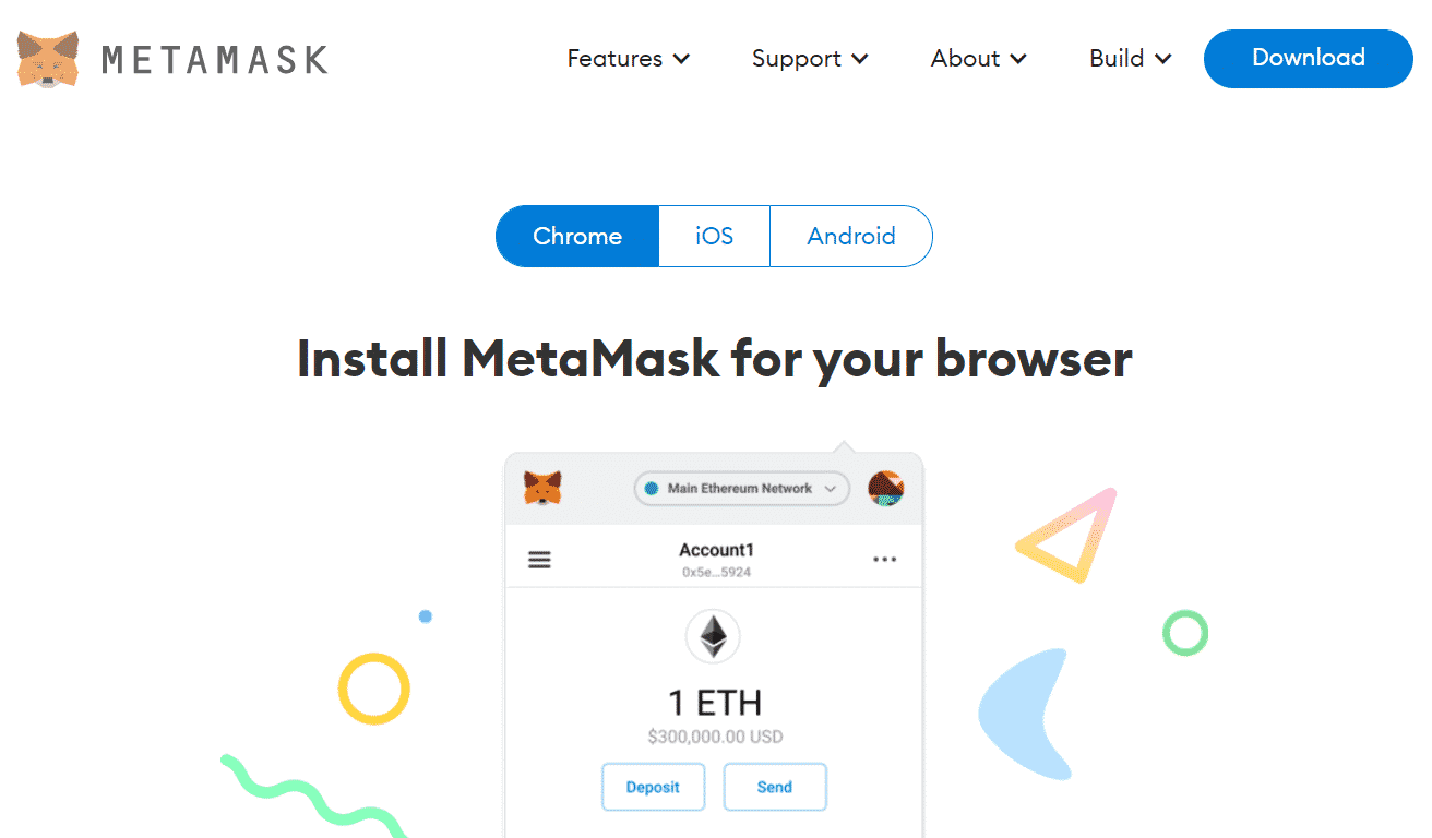 Tạo ví lưu trữ MetaMask 