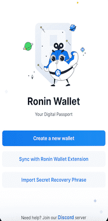 Create a new wallet
