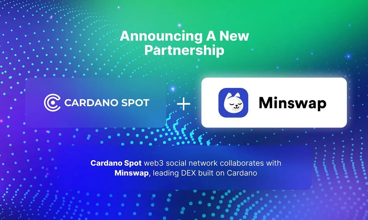 Cardano Spot hợp tác với Minswap Labs