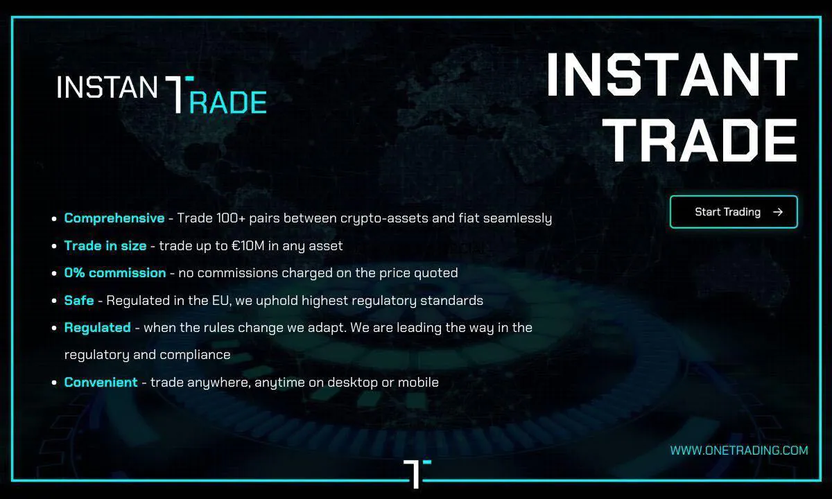 One Trading ra mắt Instant Trade