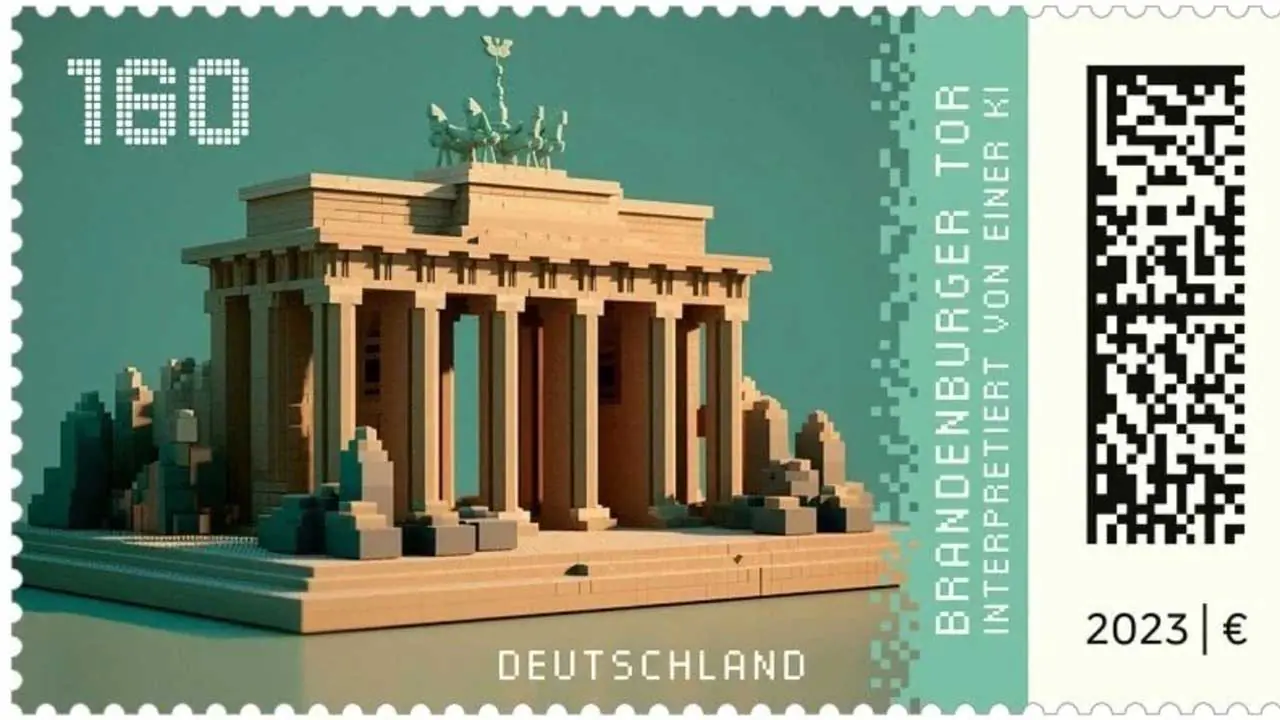 Deutsche Post ra mắt tem tiền điện tử với hình ảnh do AI tạo ra về các địa điểm lịch sử