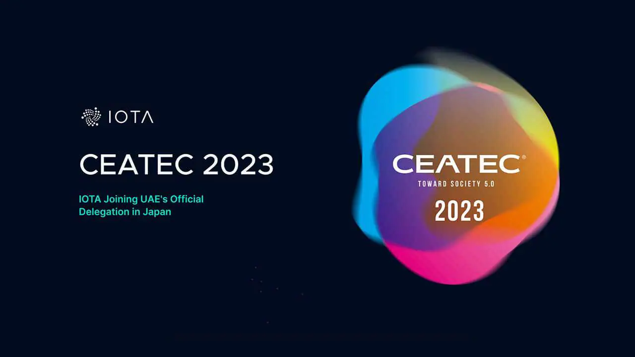IOTA là thành viên chính thức của UAE tại CEATEC ở Nhật Bản