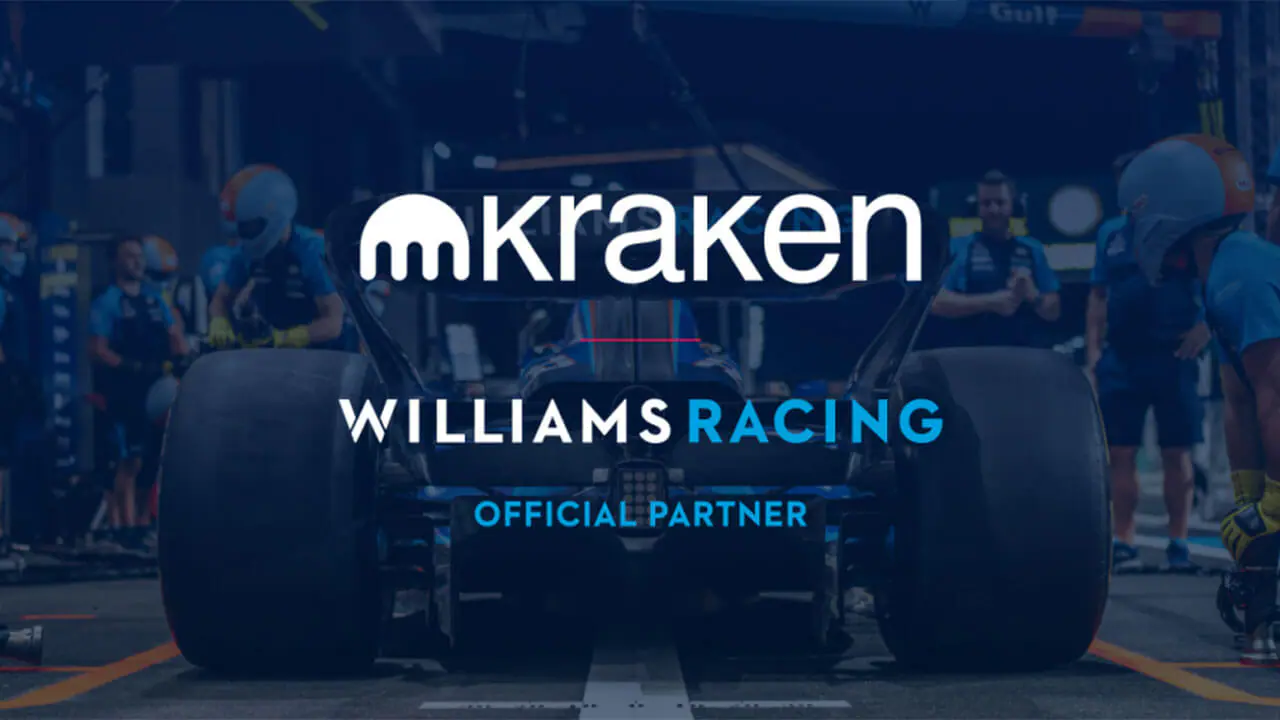 Kraken hợp tác toàn cầu với đội đua F1 Williams Racing