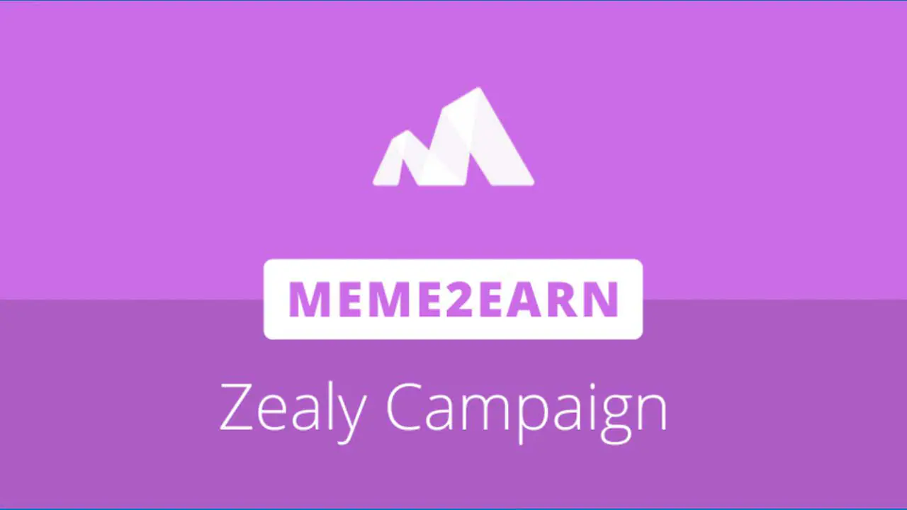 Meme2Earn triển khai chiến dịch Zealy 