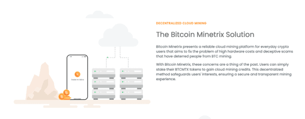 Bảo mật cũng là một trong những ưu tiên hàng đầu của đội ngũ Bitcoin Minetrix