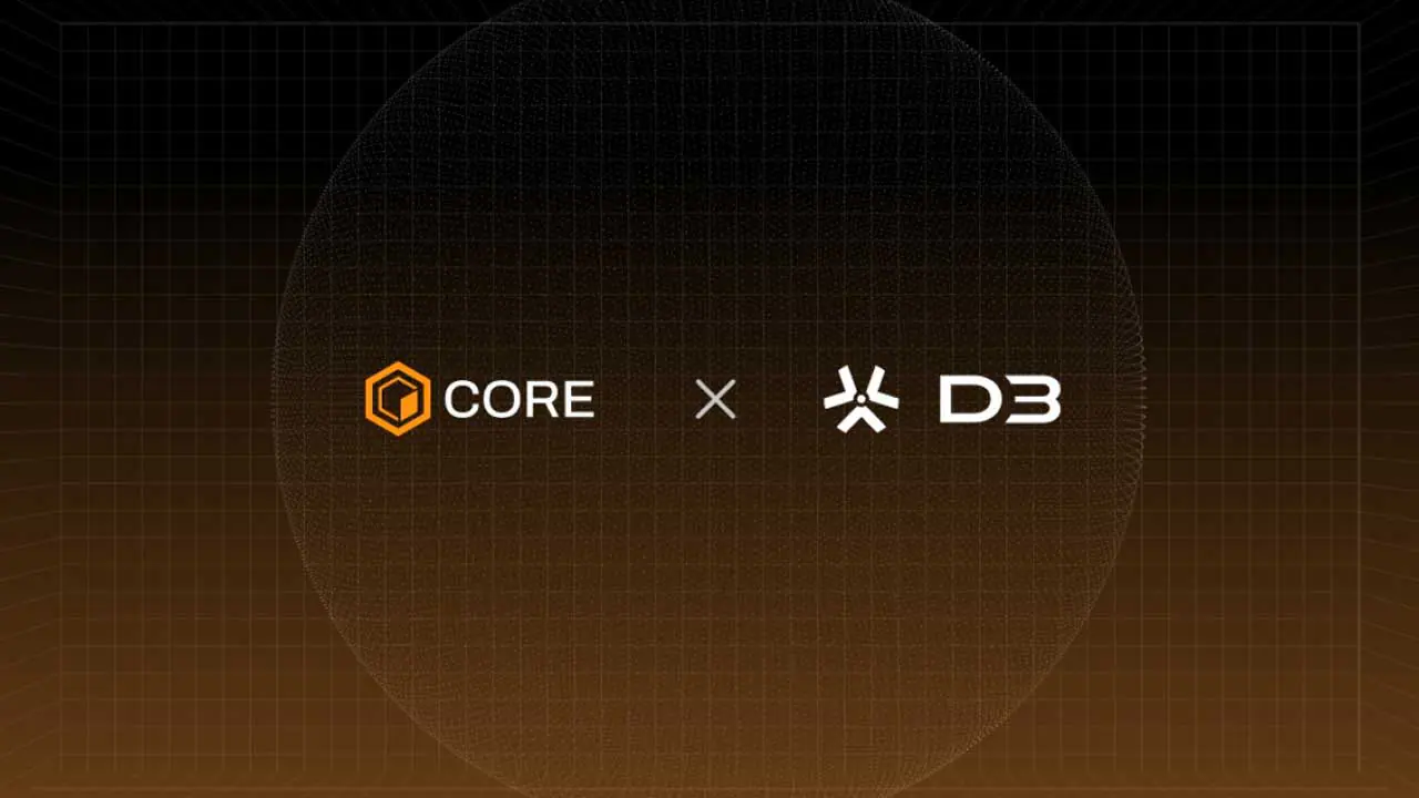 D3 hợp tác với Core Chain