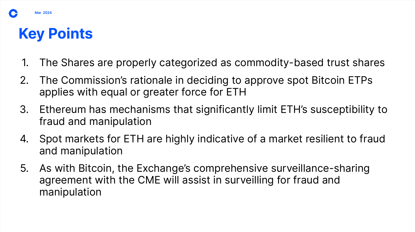 Grayscale và Coinbase họp với SEC về Spot ETH ETF - Tin Tức Bitcoin 2024