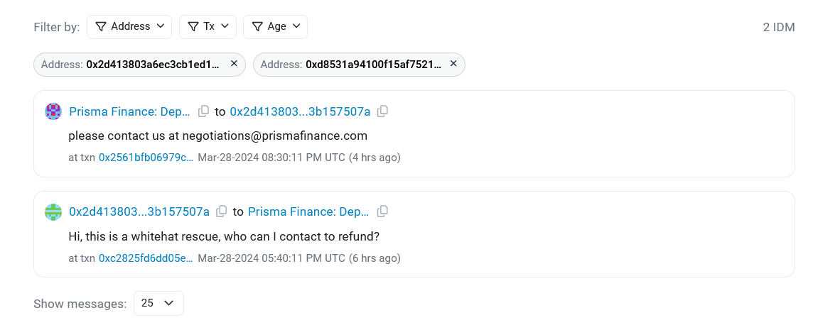 Prisma Finance bị hack hơn 11 triệu USD - Tin Tức Bitcoin 2024