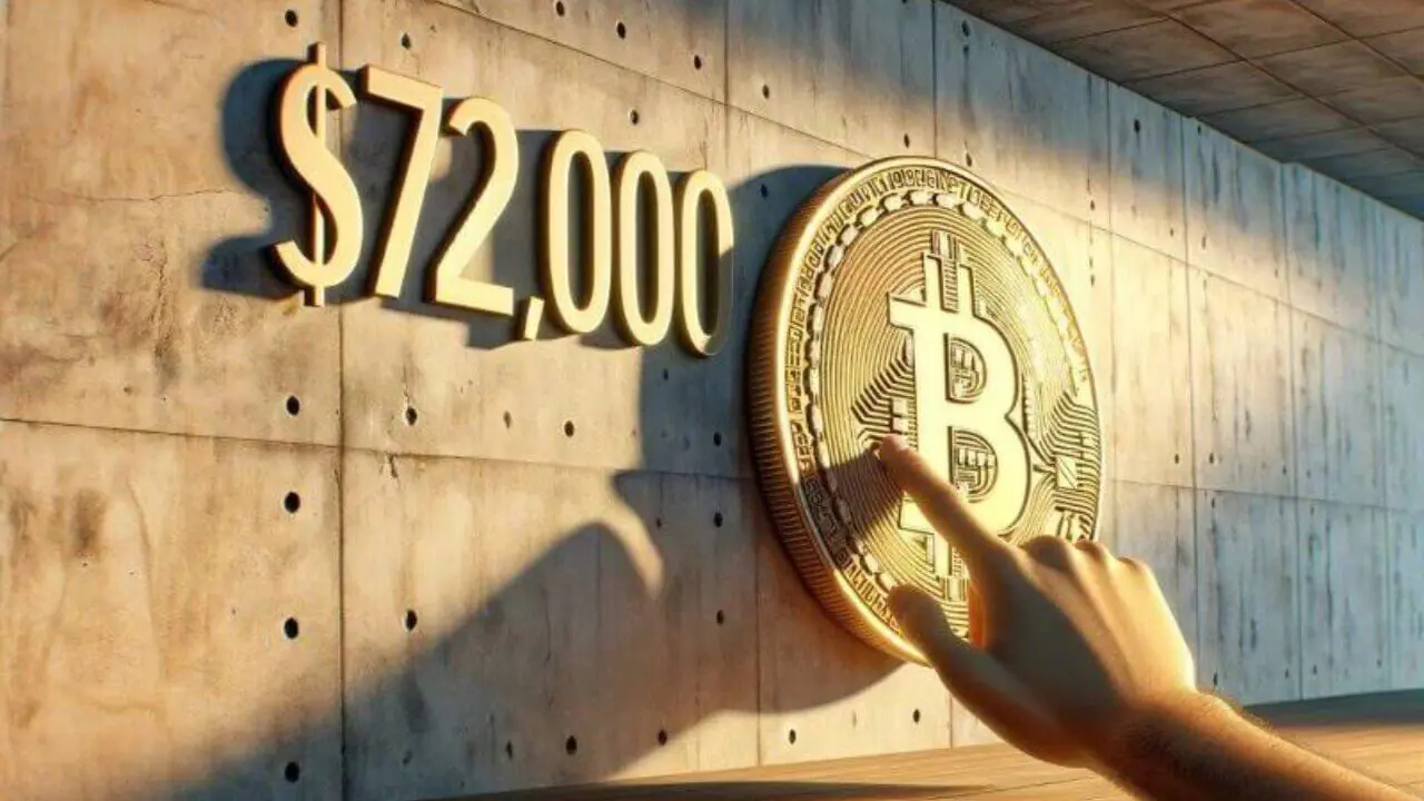 Bitcoin giao dịch vượt qua mức 72.000 USD