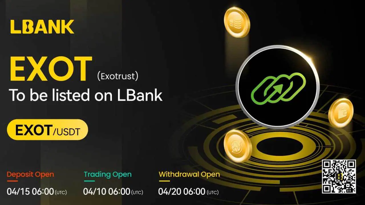 Exotrust được niêm yết trên LBank Exchange