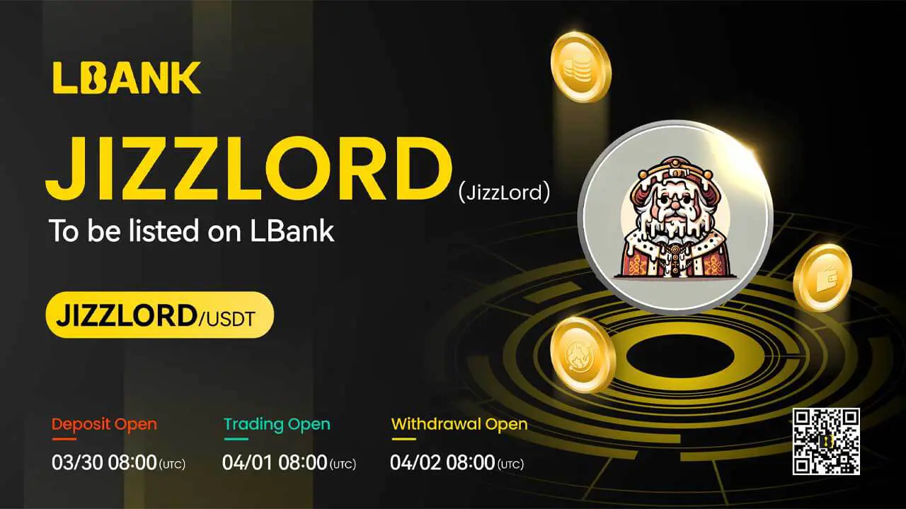 JizzLord được niêm yết trên LBank Exchange