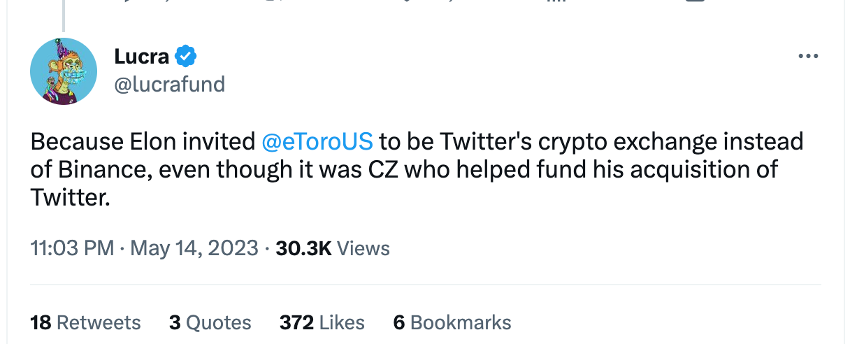 CEO Binance bỏ theo dõi Elon Musk trên Twitter - Tin Tức Bitcoin 2024