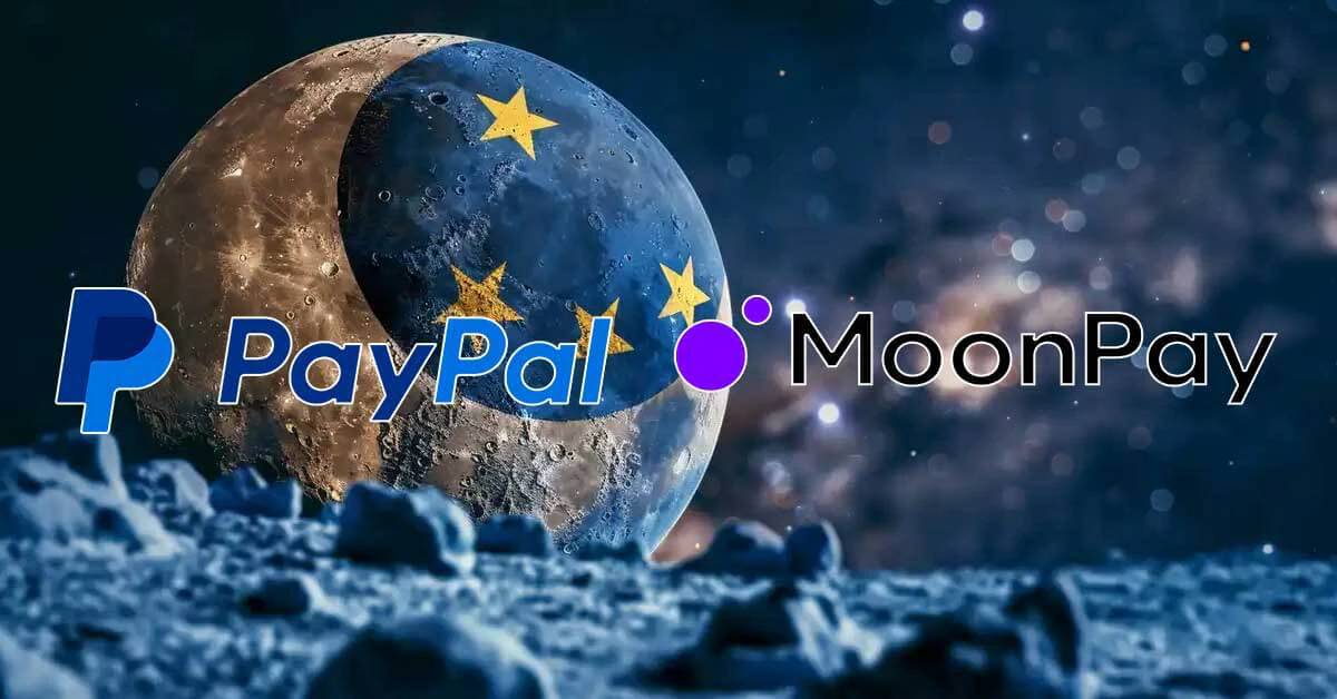 PayPal hiện khả dụng cho người dùng MoonPay 