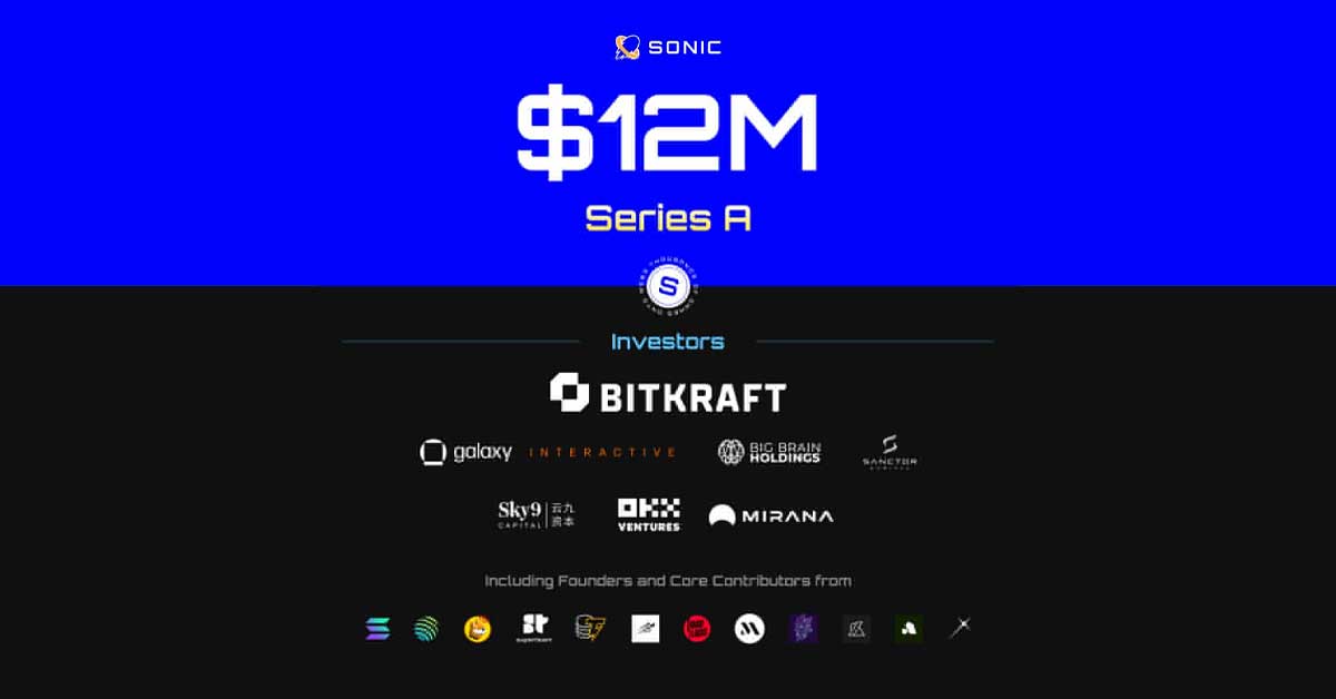 Sonic huy động thành công 12 triệu USD - Tin Tức Bitcoin 2024